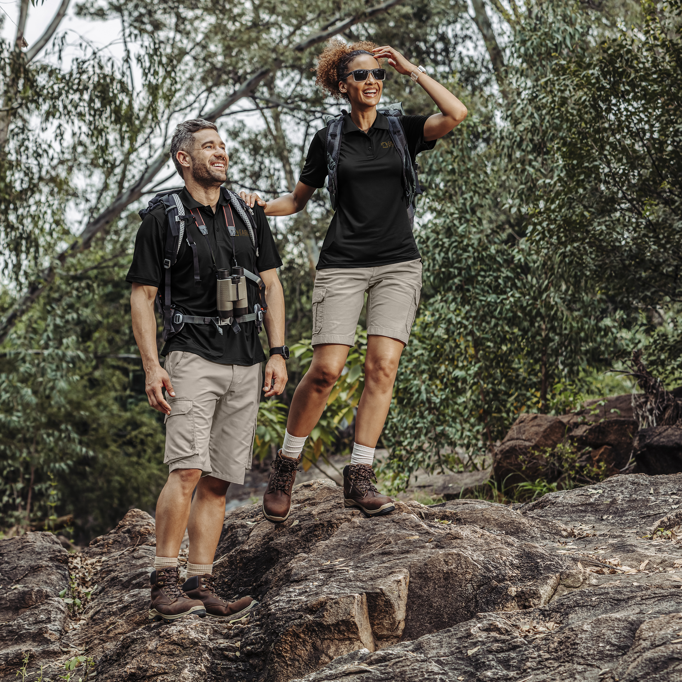 Urban Terrain Ladies and Men Letaba Golf Shirts